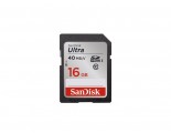 Sandisk 16GB Ultra 40MB/s SDHC (Class 10) Memory Card