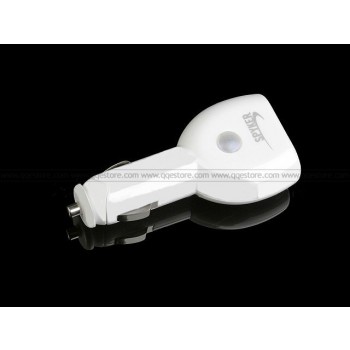 USB + Firewire Car Adapter