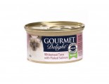 Gourmet Delight Whitemeat Tuna with Salmon Flakes (Cat Wet Food)